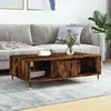Image de vidaXL Table basse chêne fumé 104x60x35 cm bois d'ingénierie