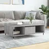 Image de vidaXL Table basse sonoma gris 104x60x35 cm bois d'ingénierie