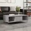 Image de vidaXL Table basse sonoma gris 104x60x35 cm bois d'ingénierie
