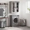 Image de vidaXL Armoire murale sonoma gris 69,5x34x90 cm