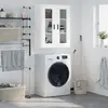 Image de vidaXL Armoire murale blanc 69,5x34x90 cm