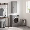 Image de vidaXL Armoire murale sonoma gris 34,5x34x90 cm