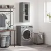 Image de vidaXL Armoire murale gris béton 34,5x34x90 cm