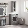 Image de vidaXL Armoire murale sonoma gris 34,5x34x90 cm