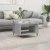 Image de vidaXL Table basse sonoma gris 60x50x40 cm bois d'ingénierie