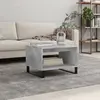 Image de vidaXL Table basse gris béton 60x50x40 cm bois d'ingénierie