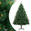 Image de vidaXL Sapin de Noël artificiel à charnières avec support 180 cm