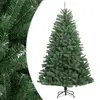 Image de vidaXL Sapin de Noël artificiel à charnières avec support vert 150 cm