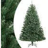 Image de vidaXL Sapin de Noël artificiel à charnières avec support vert 240 cm