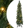 Image de vidaXL Arbre de Noël artificiel pré-éclairé avec 60 LED 120 cm