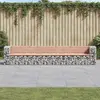 Image de vidaXL Banc jardin design gabion 347x71x65,5 cm bois massif de douglas