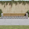 Image de vidaXL Banc de jardin design gabion 347x71x65,5cm bois de pin imprégné