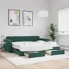 Image de vidaXL Lit de jour avec gigogne et tiroirs sans matelas 90x200 cm