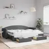 Image de vidaXL Lit de jour avec gigogne et tiroirs sans matelas 80x200 cm