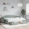 Image de vidaXL Lit de jour avec gigogne et tiroirs sans matelas 80x200 cm