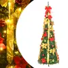 Image de vidaXL Sapin de Noël artificiel escamotable 150 LED vert 180 cm