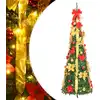 Image de vidaXL Sapin de Noël artificiel escamotable 200 LED vert 210 cm