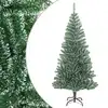 Image de vidaXL Sapin de Noël artificiel avec neige floquée vert 240 cm