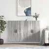 Image de vidaXL Armoires murales 2 pcs sonoma gris bois d'ingénierie