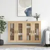 Image de vidaXL Armoires murales 2 pcs chêne sonoma bois d'ingénierie