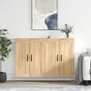 Image de vidaXL Armoires murales 2 pcs chêne sonoma bois d'ingénierie