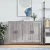 Image de vidaXL Armoires murales 2 pcs sonoma gris bois d'ingénierie