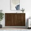 Image de vidaXL Armoires murales 2 pcs chêne marron bois d'ingénierie