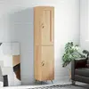 Image de vidaXL Buffet haut Chêne sonoma 34,5x34x180 cm Bois d'ingénierie