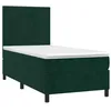 Image de vidaXL Sommier à lattes de lit avec matelas Vert foncé 90x190 cm