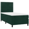 Image de vidaXL Sommier à lattes de lit avec matelas Vert foncé 100x200 cm