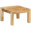 Image de vidaXL Table basse 55x55x35 cm Bois de manguier massif