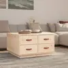 Image de vidaXL Table basse 80x80x45 cm Bois massif de pin