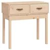 Image de vidaXL Table console 76,5x40x75 cm Bois massif de pin