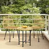 Image de vidaXL Chaises de jardin lot de 2 48x62x84 cm Résine tressée