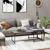 Image de vidaXL Tables basses 2 pcs Sonoma gris Bois d'ingénierie