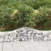 Image de vidaXL Paniers à gabions arqués 5 pcs 200x30x40/60 cm Fer galvanisé