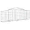 Image de vidaXL Paniers à gabions arqués 7 pcs 200x30x60/80 cm Fer galvanisé