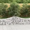 Image de vidaXL Paniers à gabions arqués 5 pcs 200x50x40/60 cm fer galvanisé