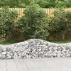 Image de vidaXL Paniers à gabions arqués 9 pcs 200x50x40/60 cm fer galvanisé
