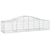 Image de vidaXL Paniers à gabions arqués 10 pcs 200x50x40/60 cm fer galvanisé