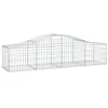 Image de vidaXL Paniers à gabions arqués 11 pcs 200x50x40/60 cm fer galvanisé