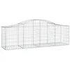 Image de vidaXL Paniers à gabions arqués 20 pcs 200x50x60/80 cm fer galvanisé