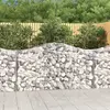 Image de vidaXL Paniers à gabions arqués 14 pcs 200x50x100/120 cm fer galvanisé