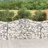 Image de vidaXL Paniers à gabions arqués 15 pcs 200x50x100/120 cm fer galvanisé