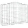 Image de vidaXL Paniers à gabions arqués 6 pcs 200x50x140/160 cm Fer galvanisé