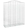 Image de vidaXL Paniers à gabions arqués 5 pcs 200x50x220/240 cm Fer galvanisé
