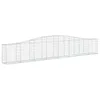 Image de vidaXL Paniers à gabions arqués 10 pcs 400x30x60/80 cm Fer galvanisé
