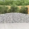 Image de vidaXL Paniers à gabions arqués 8 pcs 400x30x80/100 cm Fer galvanisé