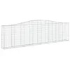 Image de vidaXL Paniers à gabions arqués 8 pcs 400x30x100/120 cm Fer galvanisé