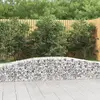 Image de vidaXL Paniers à gabions arqués 4 pcs 400x50x40/60 cm Fer galvanisé